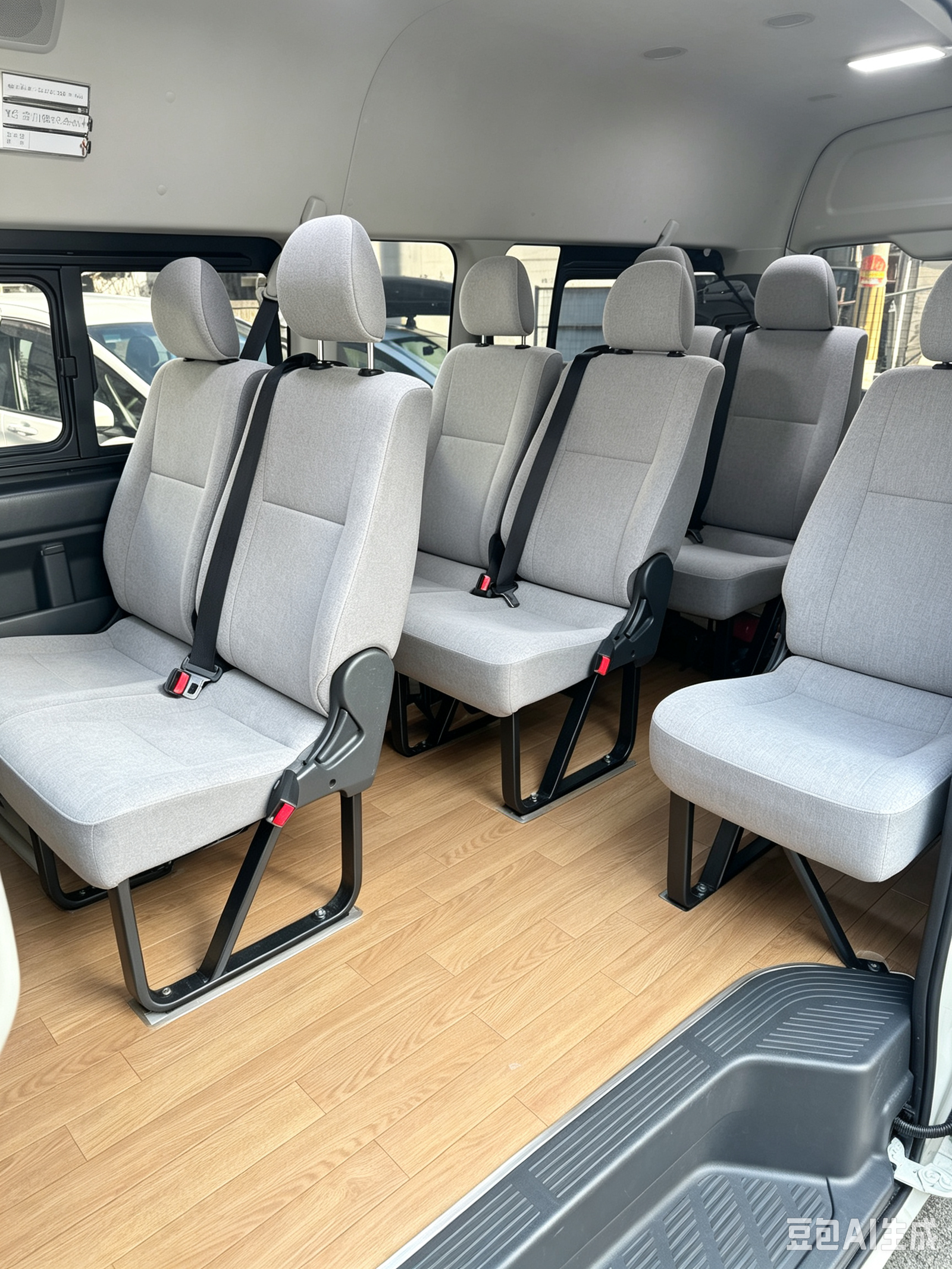 トヨタ ハイエース 10人乗り 車内